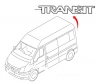Эмблема "TRANSIT" задней двери Ford Transit 86-00|AMB Zn-TR.