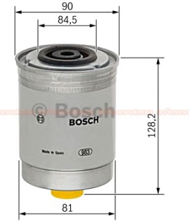 Фильтр топливный 2.5D/TD Ford Transit 97-00 |Bosch