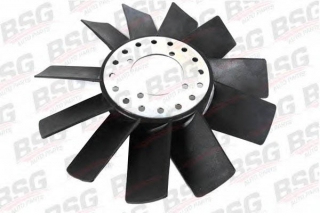 Крыльчатка вентилятора черная 2.5D Ford Transit 92-00 | BSG 